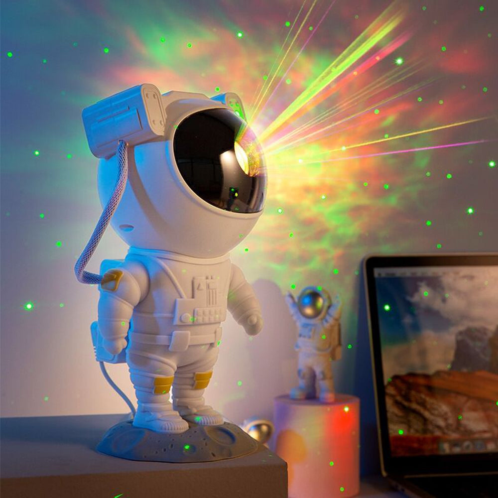 Astronaut Star Projector – Galaxy Night Light for Bedroom